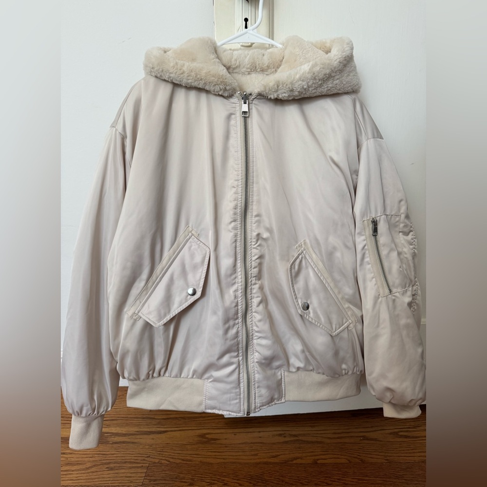 Oversized Bomber Jacket